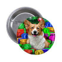 Corgi Cristmas Open Gifts buttons