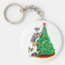 Corgi Cristmas Reach Goals keychains