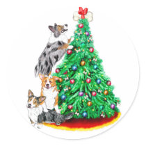 Corgi Cristmas Reach Goals stickers
