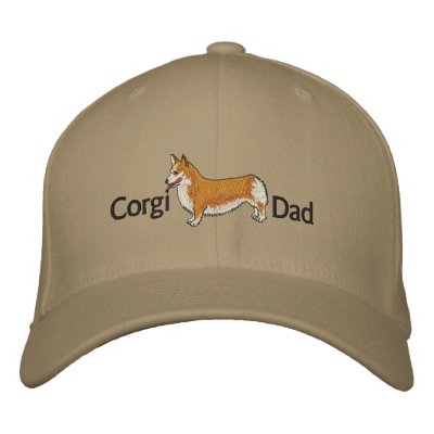 Corgi Dad Embroidered Hat Embroidered Baseball Cap Corgi Dad Embroidered Hat Embroidered Baseball Cap
