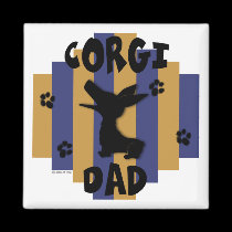 Corgi Dad Magnet magnets