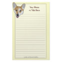 Corgi Face Stationery by Customizables Corgi Face Stationery