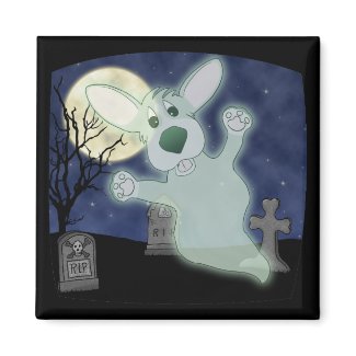Corgi Graveyard Ghost Magnet magnet