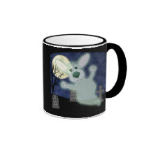 Corgi Graveyard Ghost Mug