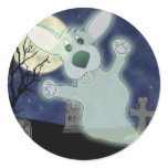 Corgi Graveyard Ghost Stickers