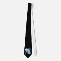 Corgi Graveyard Ghost Tie