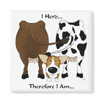 Corgi - I Herd Therefore I Am Fridge Magnet