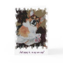 Corgi, Just saying hi, in my own way! cards by foxbrush Corgi, Just saying hi, in my own way! cards