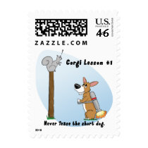 Corgi Lesson #1 Stamps by MenagerieMayhem Corgi Lesson #1 Stamps