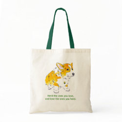 Corgi Love Tote bag