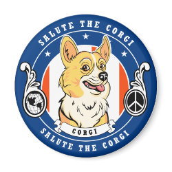 Corgi Magnet magnet
