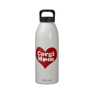 Corgi Mom Reusable Water Bottles