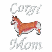 Corgi Mom Women's  Embroidered Shirt embroidered shirts