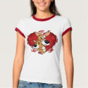 Corgi Mother's Day Women's Ringer TShirt by MenagerieMayhem Corgi Mother's Day Women's Ringer TShirt