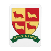 Corgi Nation Car Magnet
