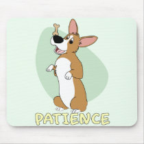 Corgi Patience Mousepad by MenagerieMayhem Corgi Patience Mousepad