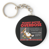 Corgi PB Overdose Key Chain