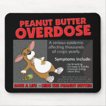 Corgi PB Overdose Mousepads