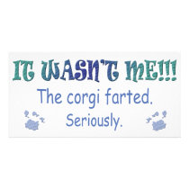 Corgi Personalized Photo Card