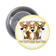 Corgi Potato Chips Button