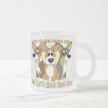 Corgi Potato Chips Frosty Mug