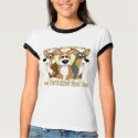 Corgi Potato Chips Ladies Ringer T-Shirt