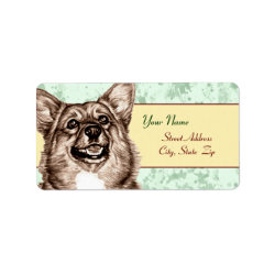 Corgi Sketch label