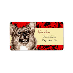 Corgi Sketch label