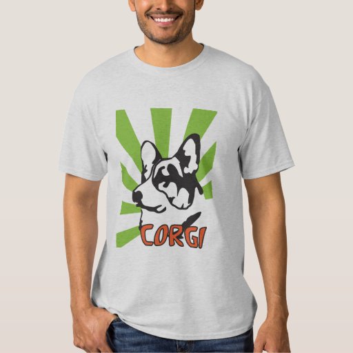 corgi in space shirt