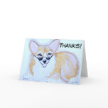 Corgi Thank you card