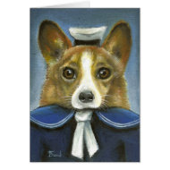 corgi the sailor card