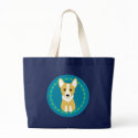 Corgi Tote Bag by totallypainted Corgi Tote Bag