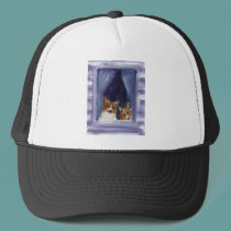 Corgi window hats by zadajeanne Corgi window hats