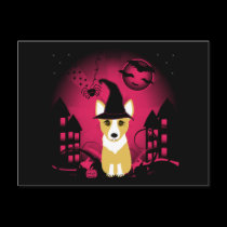 Corgi Witch postcards
