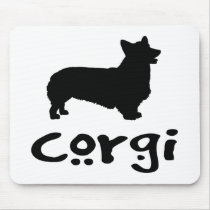 Corgi With Cool Text Mouse Pad