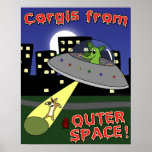 Corgis from Outer Space Poster