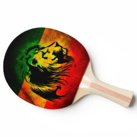 Cori Reith Rasta reggae music rasta flag lion Ping-Pong Paddle