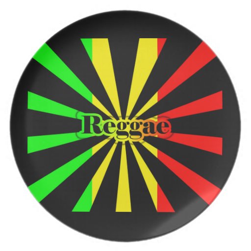 Cori Reith Rasta reggae rasta Party Plate