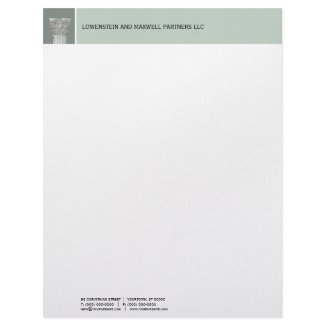 Corinthian Column Attorney Letterhead letterhead