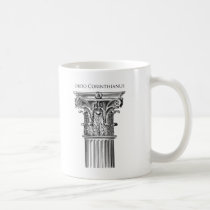 Corinthian Order Column Mug mugs