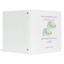 Corinthians 13:13 Faith Hope Love Binders
