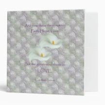 Corinthians 13:13 Faith Hope Love Binder