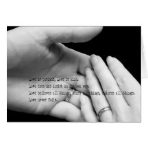 Corinthians 13 card