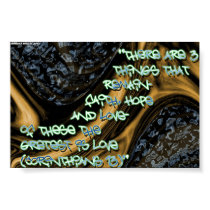 Corinthians 13 posters by blindriotx Corinthians 13 posters