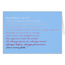 Corinthians Bible Verse Greeting Card cards