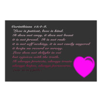 Corinthians Bible Verse Poster posters