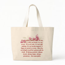 Corinthians Bible Verse Tote Bag bags