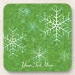 Cork Back Coaster - Snowflake Mosaic