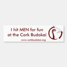 Cork Budokai bumper sticker 2