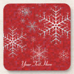 Cork Coaster - Snowflake Mosaic